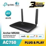 Tp-Link Archer MR200 AC750 Wireless Dual Band 4G LTE Router
