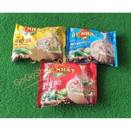 【Vietnam】1 pack De Nhat Pho Ga / Pho Ngheu / Pho Bo (Chicken / Seafood / Beef Flavour Instant Noodle