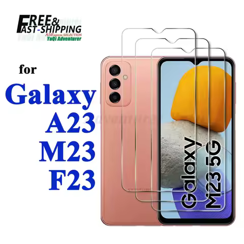 Screen Protector For Galaxy A23 M23 F23 Samsung Tempered Glass High Aluminum 9H Transparent Clear Ca