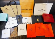 包郵名牌紙袋LV/Coach/Dior/ysl/Pandora/chanel/Tiffany/hermes/cartier