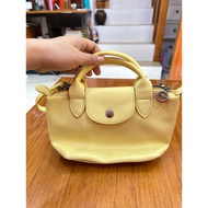 LOngchamp In yellow small sling Bag