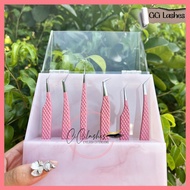 High-end Eyelash Extensions Pakistan volume Tweezers, Split Tweezers, Tweezers, Black Rose Tweezers, set Of 3 Tweezers