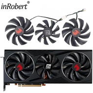 iiRX6800 Video card Cooling fan for PowerColor RX 6800 RX6800 XT RED DRAGON Graphics Card fan Housin
