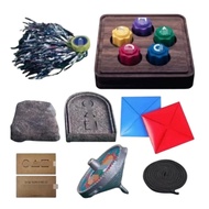 Korean Traditional Folk Game / Mainan Squid Game / Gonggi Jack Stone Pebbles Set