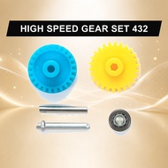 Tamiya Mini 4WD Upgraded Parts No.432 Super XX & Super II Chassis High-Speed Gear Set 15432
