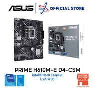 ASUS PRIME H610M-E D4-CSM LGA1700 MOTHERBOARD Combo Intel I3-12100F / 13100 / 14100 / I5-12400F / 13