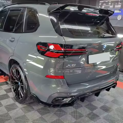 For Bmw X5 G05 Lci M Performance Style Rear Bumper Splitter Rear Diffuser X5 40d 40i 50e M60i M60d M