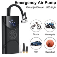 HZ012B Tire Inflator Portable Air Compressor 150PSI Air Pump with Digital Display Pressure Gauge and