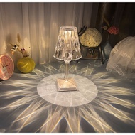 Decorative led desk lamp that can change different colors and comes with a convenient usd charging p