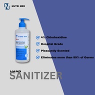 COSMO Med – Antiseptic Hand Sanitizer, Water/Gel/Alcohol based, 500ml with Pump (Green Tea Essence)