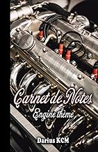 Carnet de notes : Engine – Moteur Thermique: Carnet de notes Ligné à thème couleur Premium - 128 Pag