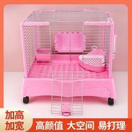 Rabbit Cage Wholesale Rabbit Cage Package Installation Double Drawer Cage Rabbit Cage Large Size Sim