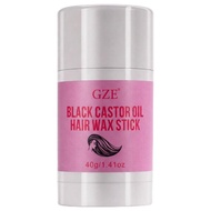 GZEkCastorOilHairWaxStick-FlyawayTaming,SplitEndRepair,EdgeControl&EdgeoothingforAllHairTypes,40g/1.