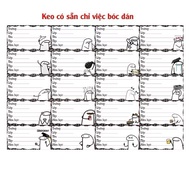 Stickman meme stickers 100 different images/sticker meme stickers