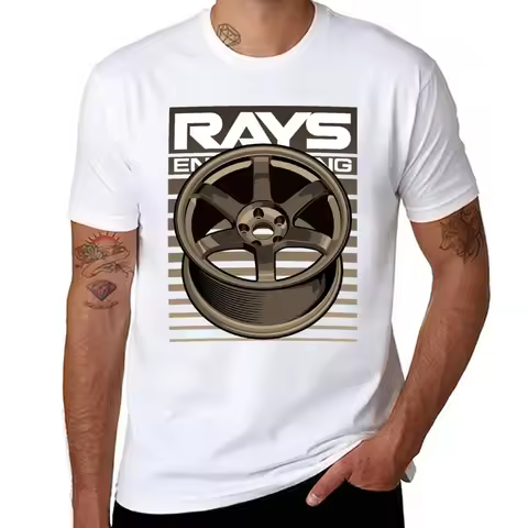 funny t shirt man clothes men long sleeve New Car Wheel Volk Rays TE37 T-Shirt custom t shirts