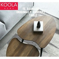 Designer Nordic Modern Minimalist Wood Table Top Metal Leg Coffee Table
