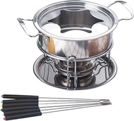 Set Electric Fondue Maker Chocolate Melter Chocolate Dipping Forks Candy Melt Pot Candy Fondue Pot Universal Double Boiler Countertop Chocolate Cooker Wax Warmer Marshmallow Cheese