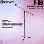 Firstclass f06 f 06 full iron floor microphone stand