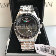 พร้อมสต็อก ! Emporio Armani Tazio Chronograph นาฬิกาข้อมือผู้ชาย รุ่น AR5983 - 100% Authentic Amani Brand Watch