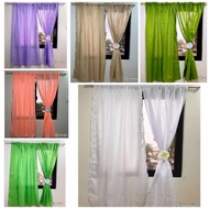 Plain Window Curtain 72x60 inches 6ft in Heigth