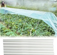 Garden Hoops Fiberglass Garden Hoops Grow Tunnel, 20-pcs Adjustable Greenhouse Hoops For Raised Bed 
