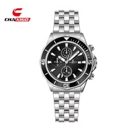 SSY CHAXIGO Casig Luminous Quartz Watch Mens Business Waterproof Calendar Three-eye Six-Pin Watch