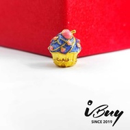 IBUY 916 Gold Cherry Cake Charm 0.35G 22K (916) 916硬金 樱桃蛋糕