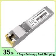 LIANGUO Marvell Chip Based 10Gb SFP+ Module 1.25/2.5/5/10G SFP+ to RJ45 Transceiver 10GbE Copper SFP