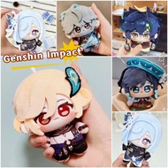 10cm Genshin Impact Kaveh Alhaitham Wanderer Venti Cosplay 10CM Plush Doll Anime Game Stuffed Body B