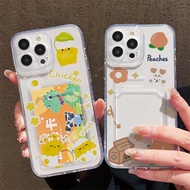 Card Slot Bag Holder Phone Case for OPPO Reno 10 11 13 14 Pro Reno 6 7 8 5 5K 14F 13F 12F 11F 5F 8T 