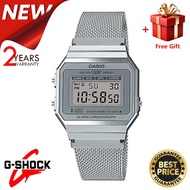 ( 2 YEARS WARRANTY )Casio A700WM-7A Analog Digital Sports Women Ladies Unisex Watch Jam Tangan Wanit