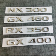 For Lexus NX300 GX460 RX350 GX400 Metal Emblem Badge - Car Logo Decorative Trim