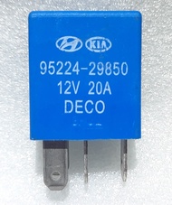 Relay DECO 95224-29750 / 95224-29850 / 95230-2P020 12V 20A รีเลย์ 4ขา KIA Hyundai ของใหม่แท้ โปรตอน