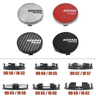 ADVAN Wheel Cap 58mm Sport Rim Cap 60mm Wheel Hub Cap 63mm Wheel Cover Cap 65mm Wheel Center Cap Car