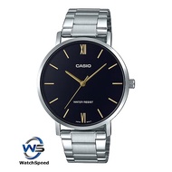 Casio MTP-VT01D-1B Analog Quartz Black Dial Men's Watch MTPVT01D-1B