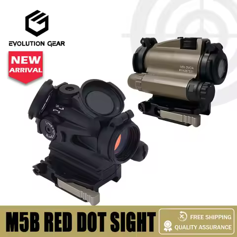 Evolution Gear M5b Red Dot Sight 2MOA with Basic Mount Reflex Optic for Hunting