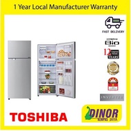 Toshiba GR-A48MBZ(RS) / GRA48MBZ(RS) 480L 2 Doors Inverter Fridge Refrigerator - Hybrid Bio Deodoriz