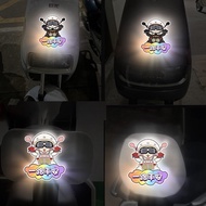 Motorcycle Cute Reflective Sticker Electric Vehicle Cartoon Unique 4513