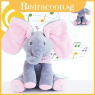 Singing Peek-a-boo Elephant Plush Toy For Babies With Actions Fun Animated