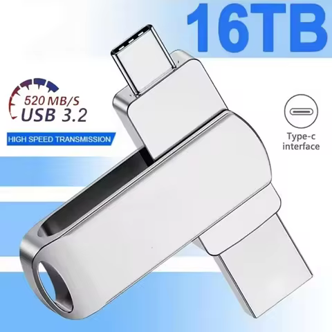 ONEPLUS 16TB Flash Drives USB 3.2 HighSpeed USB Transfer Metal Pendrive Memory Card Pendrive Flash D