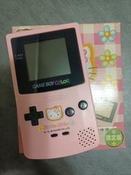Nintendo Game boy color GBC Hello Kitty 限定主機 內含一片遊戲