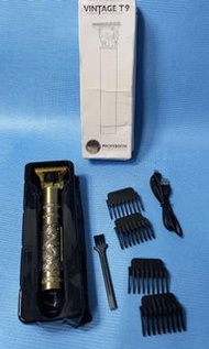 [全新] (隨機圖案) Vintage T9 Trimmer Professional 油頭剪理髮器 男士髮廊 雕刻 電推子 復古龍鳳佛頭電推剪 電剪 電推 電推剪 電動理髮器 剃髮刀 剃頭刀 剃刀 