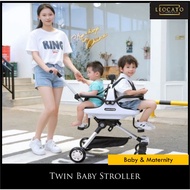 Lightweight Twin Baby Stroller Foldable Twin Baby Stroller