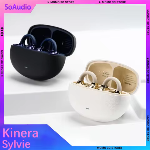 Kinera Sylvie Open Ear Clip In Ear Bluetooth Earphones Hybrid Dynamic Planar Unit Hifi Sound Replace