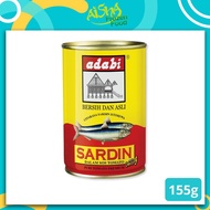 Adabi Sardines In Tomato Sauce 155g - Sadin Dalam Sos Tomato Adabi 155g