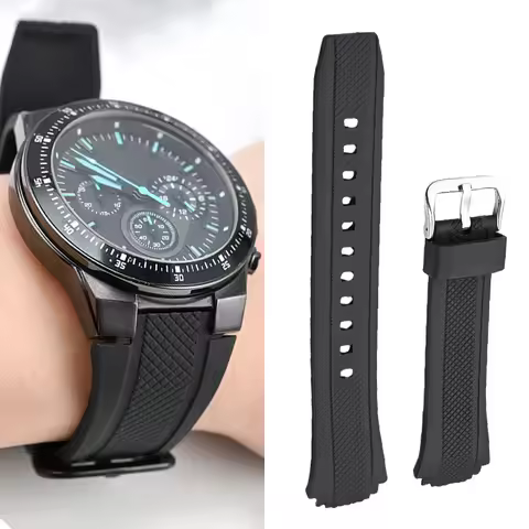 for Casio EDIFICE Series Replace EF-552 Resin watch Strap 19mm Watchband Men sprots Waterproof Wrist