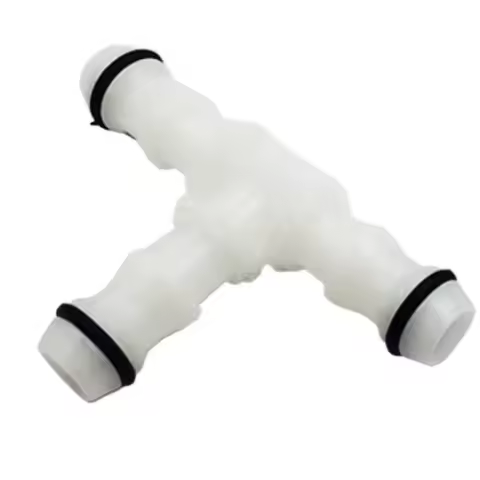 Headlight Water Spray Tee Pipe Joint T-shaped Hose Two Way Connecting Tube Automobile Part for Audi 