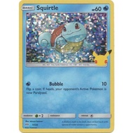 Pokemon TCG Squirtle - 17/25 - 25th Anniversary Holo Promo McDonalds 25th Anniversary Promo Singles
