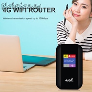 4G WiFi Router 150Mbps Pocket WiFi Router 2100mAh MiFi Modem with Sim Card Slot