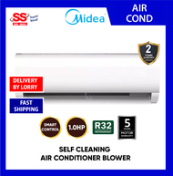 【 DELIVERY BY SELLER 】MIDEA 1.0HP / 1.5HP /2.0HP  / MSXD-09CRN8 / MSXD-12CRN8  /MSXD-18CRN8  Non Inverter Fairy Series Air Conditioner